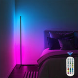 1pc RGB Remote Control Wall Corner Ambient Light with Music and Timing Function - 1.5m High