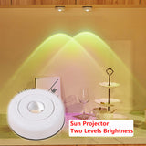 1pc Battery Powered Touch LED Cabinet Light - Stick On Wall Sunset Lamp for Kitchen Bedroom Closet Cupboard - Night Light Decoration