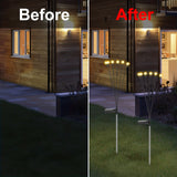 Solar Firefly Garden Lights - Set of 6/8/10 LED Wind-Driven Lamps for Lawn Decoration and Ramadan Festival