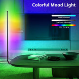 1pc RGB Remote Control Wall Corner Ambient Light with Music and Timing Function - 1.5m High