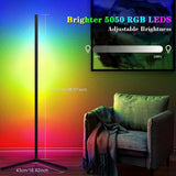 1pc RGB Remote Control Wall Corner Ambient Light with Music and Timing Function - 1.5m High