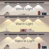 Motion-Activated LED Cabinet Light: Ultra Thin, Wireless, USB Rechargeable, Dimmable, Tricolor Dimming - Ideal for Kitchen, Bedroom, and Wardrobe