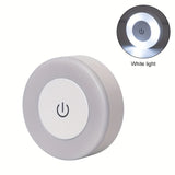 1pc Dimmable LED Touch Night Light for Bedroom, Aisle, Washroom, Living Room - Warm/White Light